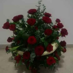 Cesta Rose Rosse