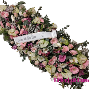 Copricassa - lungo - extra - bianco rosa